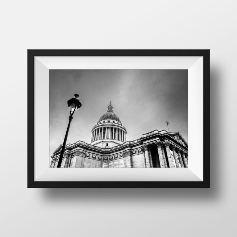 Le Panthéon de Paris – Photographie Noir et Blanc Architecturale
